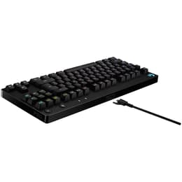 Logitech Keyboard AZERTY Fransk Bakgrundsbelyst tangentbord G Pro GX Blue Clicky