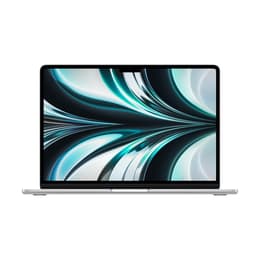 MacBook Air 13" (2022) - Apple M2 med 8-kärnig CPU och 8-kärnig grafikprocessor - 8GB RAM - SSD 256GB - Standardskärm - QWERTY - Engelsk
