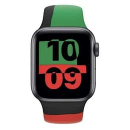 Apple Watch (Series 6) 2020 GPS 40 - Aluminium Svart - Sportband