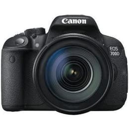 Reflex - Canon EOS 700D Svart + Objektiv Canon EF-S 18-55mm f/3.5-5.6 II