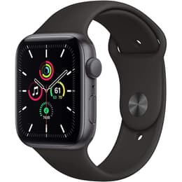 Apple Watch (Series SE) 2020 GPS 40 - Aluminium Grå utrymme - Sportband Svart