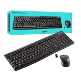 Logitech Keyboard QWERTY Spansk Wireless MK270
