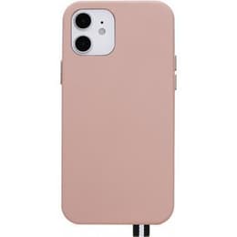 Skal iPhone 12 Mini - Läder - Rosa