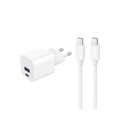 Kabel och vägg (USB-C + USB-C) 20W - WTK