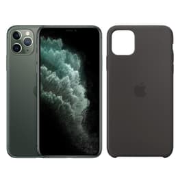Pack iPhone 11 Pro Max + Apple Skal (Svart) - 64GB - Midnattsgrön - Olåst