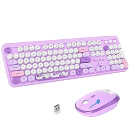 Simpletek Keyboard QWERTY Engelsk (US) Wireless GS104 “Hello Bear” Mouse + Keyboard, Bear design
