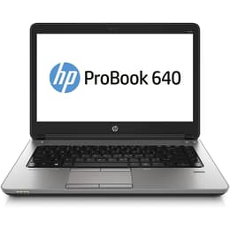 HP ProBook 640 G1 14-tum (2015) - Core i3-4000M - 4GB - SSD 128 GB AZERTY - Fransk