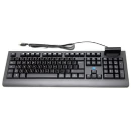 Simpletek Keyboard QWERTY Engelsk (US) Wired with Smart Card Reader, with stickers