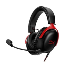 HyperX Cloud III gaming kabelansluten Hörlurar med microphone - Svart/Röd