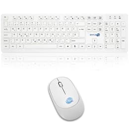 Simpletek Keyboard QWERTZ Rumänsk Wireless M&K RUMENO Kit Mouse and Keyboard