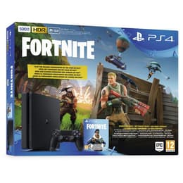 PlayStation 4 Slim 500GB - Svart + Fortnite