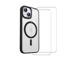 Skal iPhone 14 och 2 st skärmskydd - TPU -