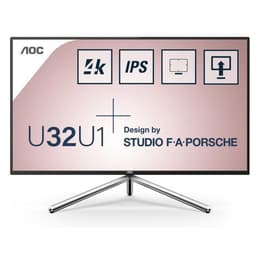 31,5-tum Aoc U32U1 3840 x 2160 LED Monitor Svart