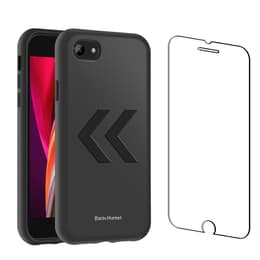 Back Market Skal iPhone SE (2020/2022) och skyddsskärm - Återvunnen plast - Svart