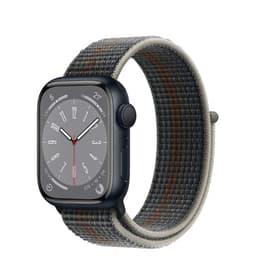 Apple Watch Series 8 (2022) GPS 45 mm - Aluminium Midnight - Sport loop Svart