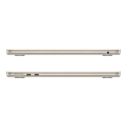 MacBook Air 13" (2022) - Apple M2 med 8-kärnig CPU och 10-kärnig grafikprocessor - 8GB RAM - SSD 512GB - AZERTY - Fransk
