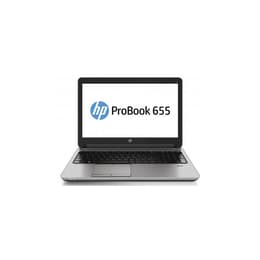 HP ProBook 655 G2 15-tum (2017) - PRO A10-8700B - 8GB - SSD 240 GB AZERTY - Fransk