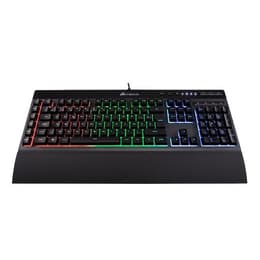 Corsair Keyboard AZERTY Fransk Bakgrundsbelyst tangentbord K55 RGB