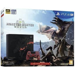 PlayStation 4 Pro 1000GB - Svart - Begränsad upplaga Monster Hunter + Monster Hunter