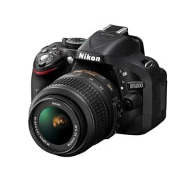 Reflex D5200 - Svart + Nikon Nikon AF-S DX VR 55-200 mm f/3.5-5.6G VR f/3.5-5.6G VR
