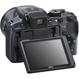 Bro Coolpix P510 - Svart + Nikon Nikkor 42X Wide Optical Zoom ED VR 4,3-180,0mm f/3-5.9 f/3-5.9