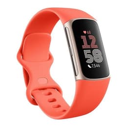 Smart Watch Fitbit Charge 6 HR - Korall/Guld