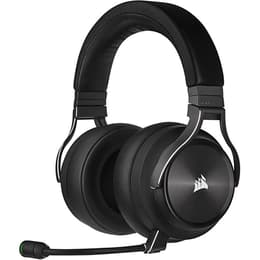 Corsair Virtuoso RGB noise Cancelling gaming trådbunden + trådlös Hörlurar med microphone - Svart