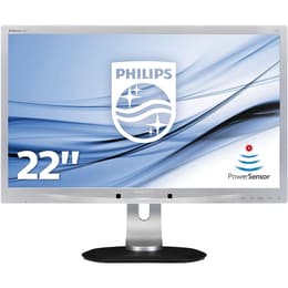 22-tum Philips 220P4LPYES 1680 x 1050 LCD Monitor Vit/Svart