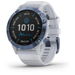 Garmin Smart Watch Fēnix 6 - Pro Solar Edition HR GPS - Vit/Blå