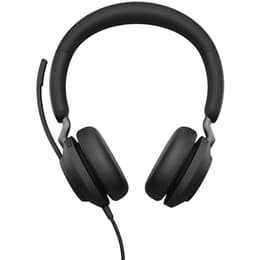 Jabra Evolve 2 noise Cancelling kabelansluten Hörlurar med microphone - Svart