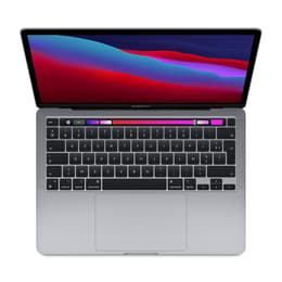 MacBook Pro 13" (2020) - Apple M1 med 8-kärnig CPU och 8-kärnig grafikprocessor - 16GB RAM - SSD 1000GB - Standardskärm - QWERTY - Engelsk