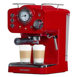 Espressomaskin Oursson EM1500/RD 1.5L - Röd
