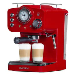 Espressomaskin Oursson EM1500/RD 1,5000L - Röd