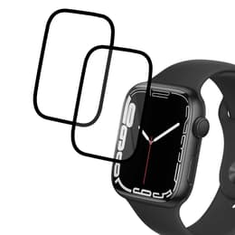 Skyddsskärm Apple Watch Series 7/8 - 45 mm - Plast - Genomskinlig