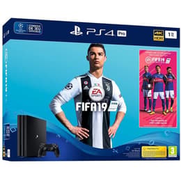 PlayStation 4 1000GB - Svart + FIFA 19