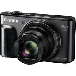 Kompakt PowerShot SX720 HS - Svart + Canon Zoom Lens 40X IS 24–960mm f/3.3–6.9 f/3.3–6.9