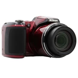 Bro - Nikon CoolPix L810 Röd + Objektiv Nikon Nikkor 26X Wide Optical Zoom ED VR 4.0-104mm f/3.1-5.9