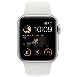 Apple Watch (Series SE) 2022 GPS 40 - Aluminium Silver - Sportband Vit