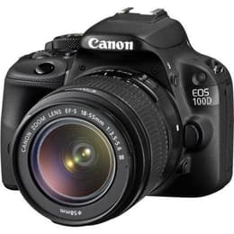 Reflex - Canon EOS 100D - Svart + Canon EF-S 18-55 mm f/3.5-5.6 III
