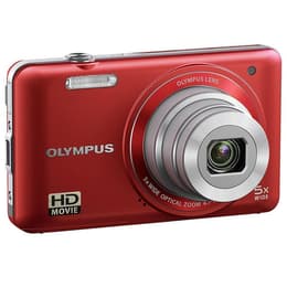 Kompakt VG-120 - Röd + Olympus Olympus Lens Wide Optical Zoom f/2.8-5.6