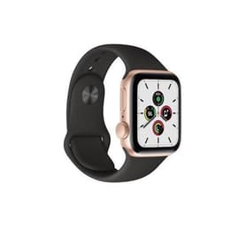 Apple Watch Series SE 1 (2020) GPS + Mobilnät 40 mm - Aluminium Guld - Sportband Svart