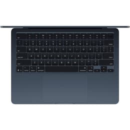 MacBook Air 13" (2025) - Apple M4 med 10-kärnig CPU och 10-kärnig grafikprocessor - 16GB RAM - SSD 256GB - Standardskärm - AZERTY - Fransk