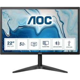 21,5-tum Aoc 22b1h 1920 x 1080 LED Monitor Svart