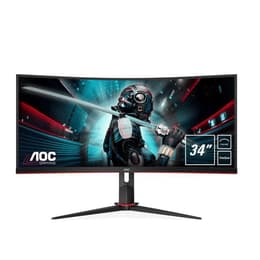 34-tum Aoc CU34G2/BK 3440 x 1440 LED Monitor Svart