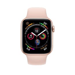 Apple Watch Series 4 (2018) GPS + Mobilnät 40 mm - Rostfritt stål Guld - Sportband Rosa