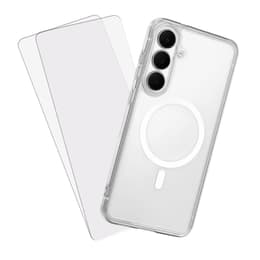 Skal Galaxy S25 FE och 2 st skärmskydd - TPU - Genomskinlig