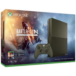 Xbox One S 1000GB - Grön - Begränsad upplaga Military Green + Battlefield 1