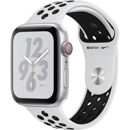 Apple Watch (Series 4) 2018 GPS + Mobilnät 44 - Aluminium Silver - Sport Nike Silver