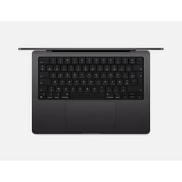 MacBook Pro 14" (2024) - Apple M4 med 10-kärnig CPU och 10-kärnig grafikprocessor - 24GB RAM - SSD 1000GB - Standardskärm - AZERTY - Fransk