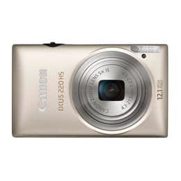 Kompakt IXUS 220 HS - Silver + Canon Zoom Lens 5x IS 24-120mm f/2.7-5.9 f/2.7-5.9